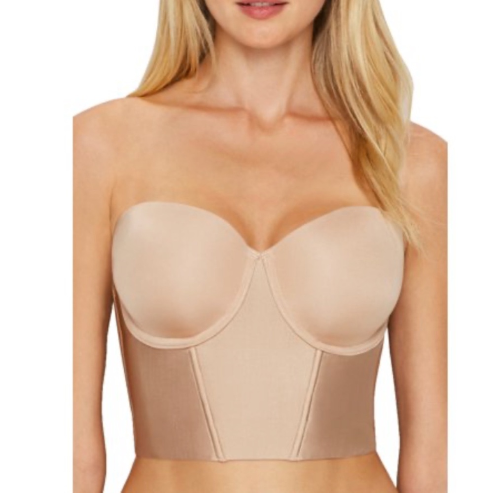 Jezebel Body Veil Longline Strapless Bustier 380104, Women's, NWT